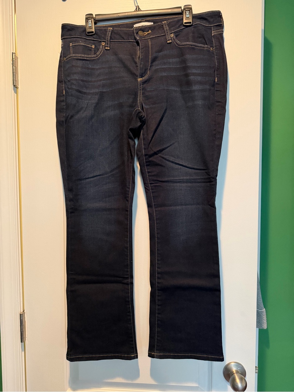Dark Blue Women's Bootcut Jeans size 14P